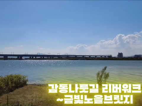🌿 걷고, 먹고, 즐기는 부산 북구 여행코스 🌊감동나룻길 리버워크~구포시장~금빛노을브릿지👀