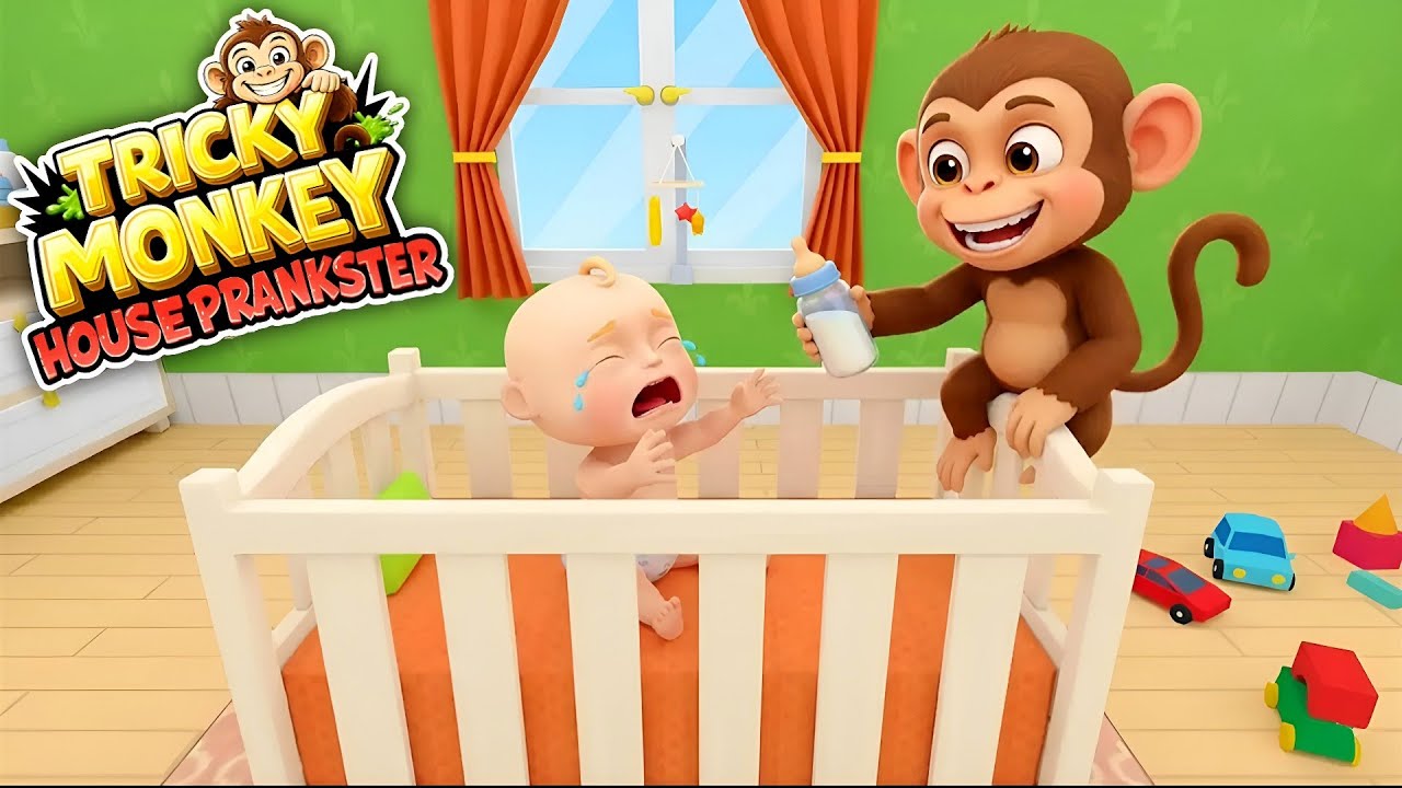 Tricky Monkey: House Prankster Gameplay #2