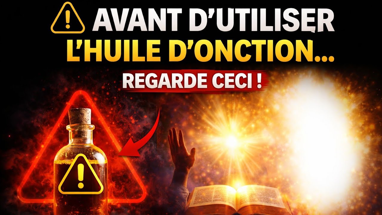 Comment utiliser l'huile d'onction | Enseignement | Prière 