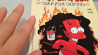 ASMR Bart Simpson Little Devil Comic book page turning/soft sounds screenshot 3