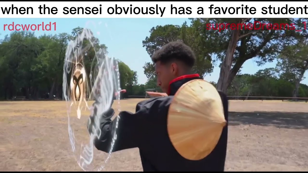 when the sensei obviously has a favorite student | @rdcworld1