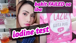 LAZEL GLUTA PURE BETADINE TEST | Brutally Honest iodine test review | Gandang Filipina sa España