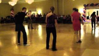 Jitterbug Stroll line dance by Ryan Franรงois - danced with Rob at social Boston Showdown 2011