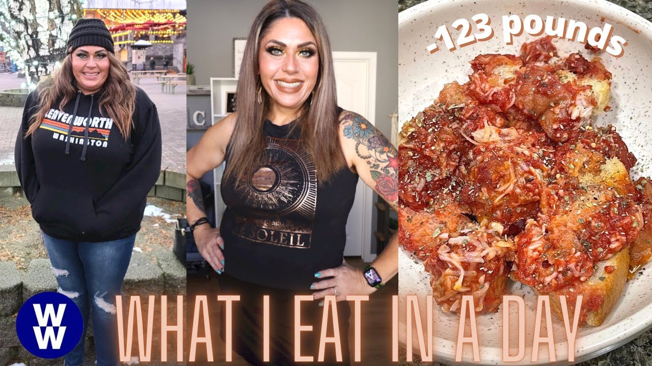 WHAT I EAT IN A DAY ON WW TO LOSE 123 POUNDS PLASTIC SURGERY UPDATE