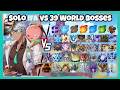 Solo C6 Ifa vs 39 World Bosses (WL 9) Without Food Buff | Genshin Impact