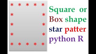 Detailed p17 python  pattern programs in python python start pattern program how to write the square start p Details