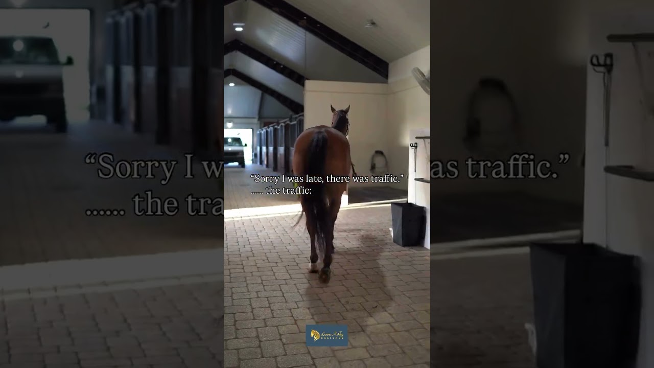 When you say you'll be at the barn for one hour 