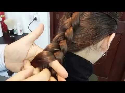 Cómo hacer una trenza invertida paso a paso.