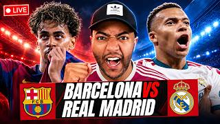 BARCELONA vs REAL MADRID WATCH ALONG | Full Match Reaction | EL CLÁSICO! LALIGA