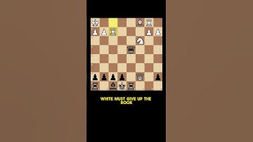 Smothered Mate and Back Rank Tactic: Black’s Winning Move!