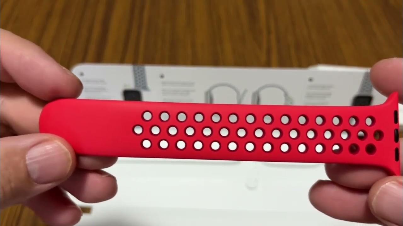 The new red Nike sports loop band YouTube