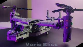 Unofficial Lego | 1685 Pcs Military Osprey Fighter Aircraft | 4k