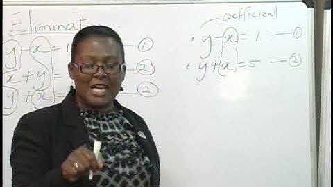 Mathematics - Grade 9: Algebra: Simultaneous Equations