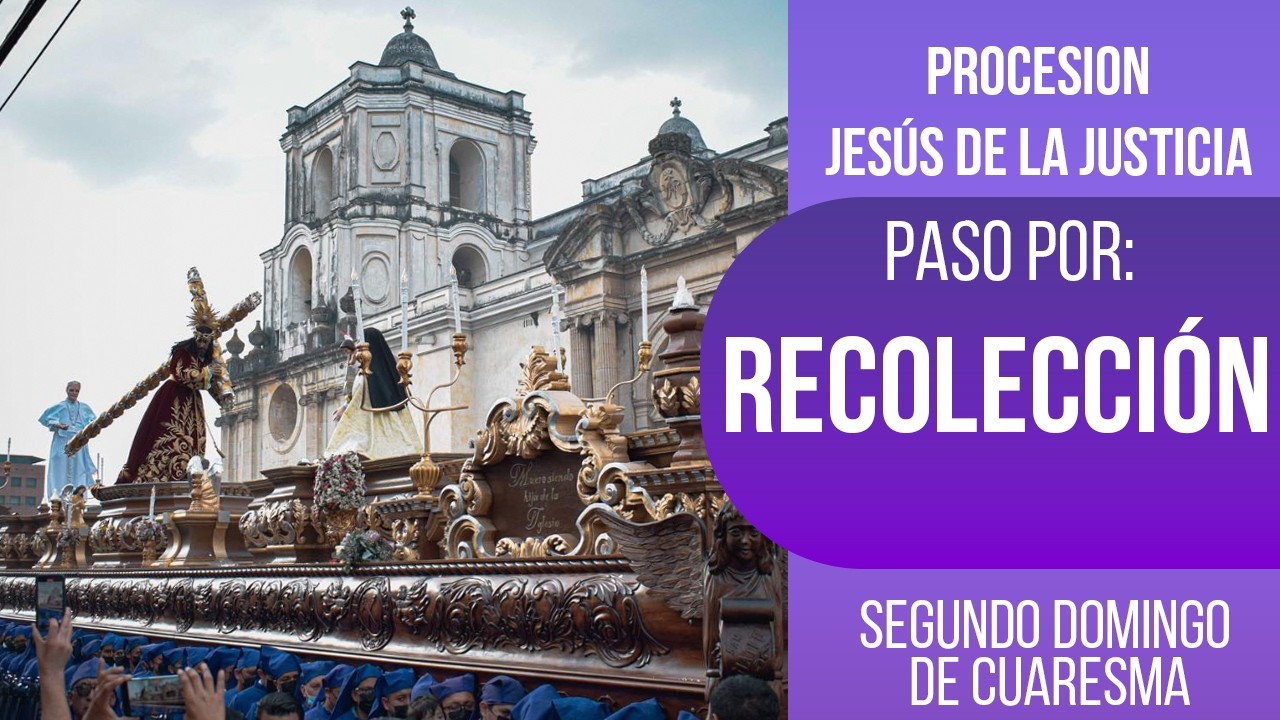 Se topa jesus de la Justicia com la virgen de Soledad en la salida de la Recoleccion