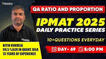 IPMAT Daily Practice Series by iQuanta | QA Ratio and Proportion