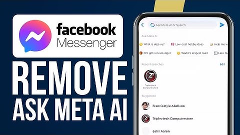 How To Remove Ask Meta AI From Messenger | Remove/Disable Ask Meta AI