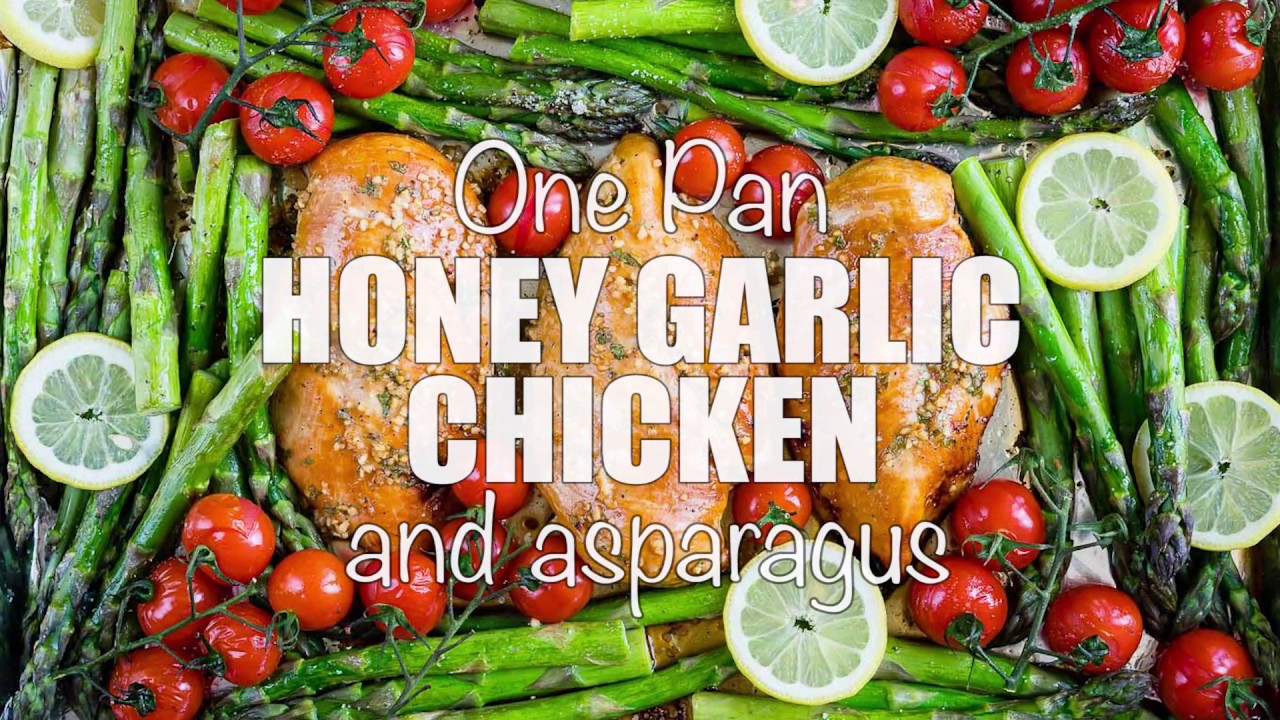 Sheet Pan Honey Garlic Chicken Asparagus Meal Prep