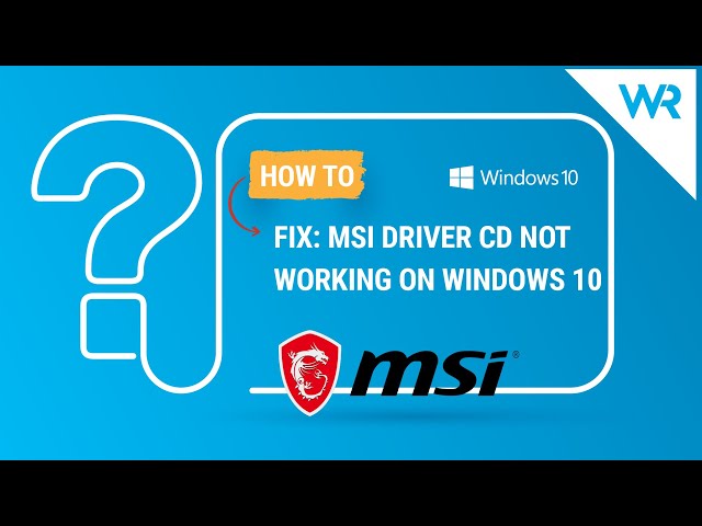 windows 10 webcam driver download msi