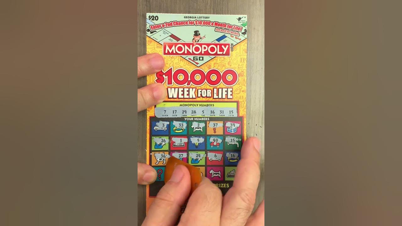 One ticket quickie georgia 20 monopoly winner no 3 