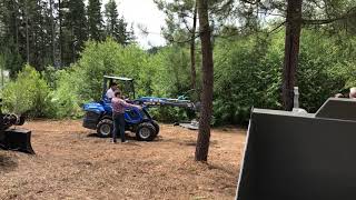 Minicargadora con brazos extensibles MULTIONE | FERIA FORESTAL ASTURFORESTA en Asturias (2019) 🌲⚙️👷