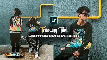 Photo & Video Presets ⚡Trending Teal Lightroom Mobile Presets Color Grading Tutorial - Shan Creator