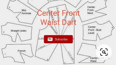 How to make Center front Waist dart easy way.