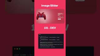 Create a Dynamic Product Slider with JavaScript | @101DEVCode  #html #js #shorts