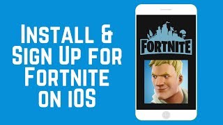 Learn how to get started playing fortnite battle royale on ios by
installing the app and signing up for an account. we'll walk you
through steps insta...