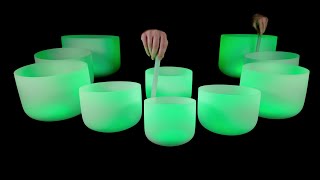 432 Hz Crystal Bowls for Deep Sleep 🌀 Floating in Pure Vibration