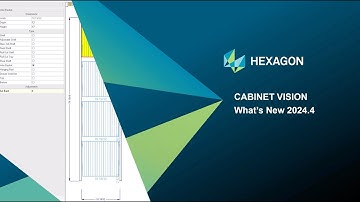 New Features in CABINET VISION 2024.4