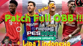 Best Patch V.4.6.2 Pes 2020 Mobile Full OBB + liga 1 indonesia no root terbaru !!!