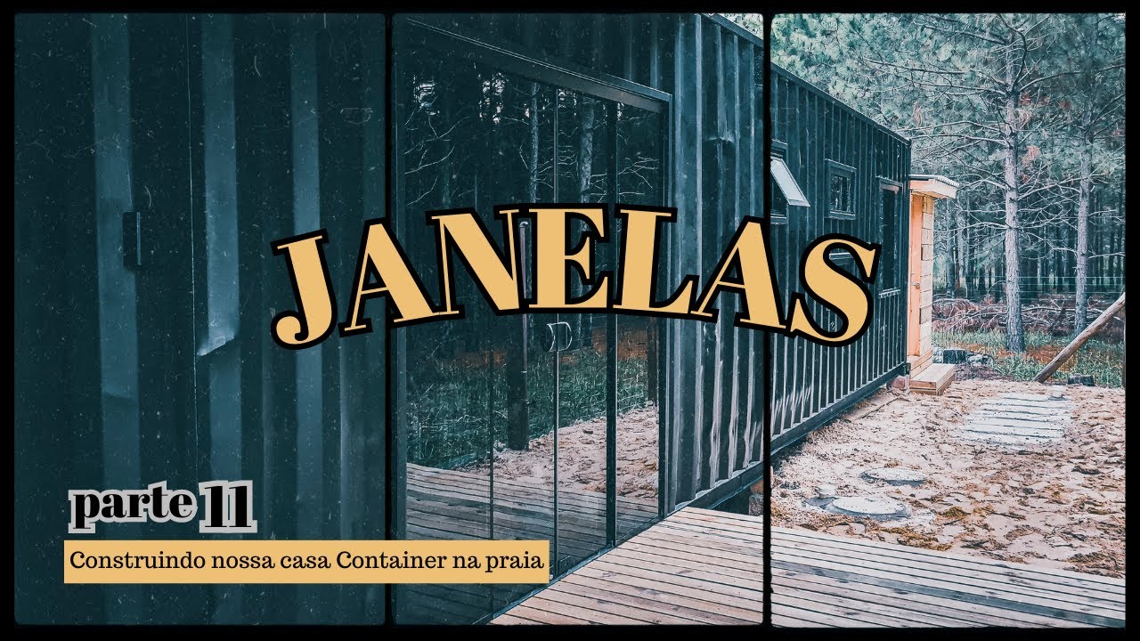 Container ganhou portas e janelas de vidro - YouTube