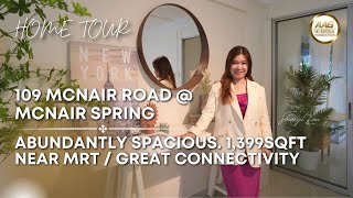 Singapore HDB Property Home Tour | 109 McNair Road | 5-Room with Recess Area | 1399 Sqft | D12