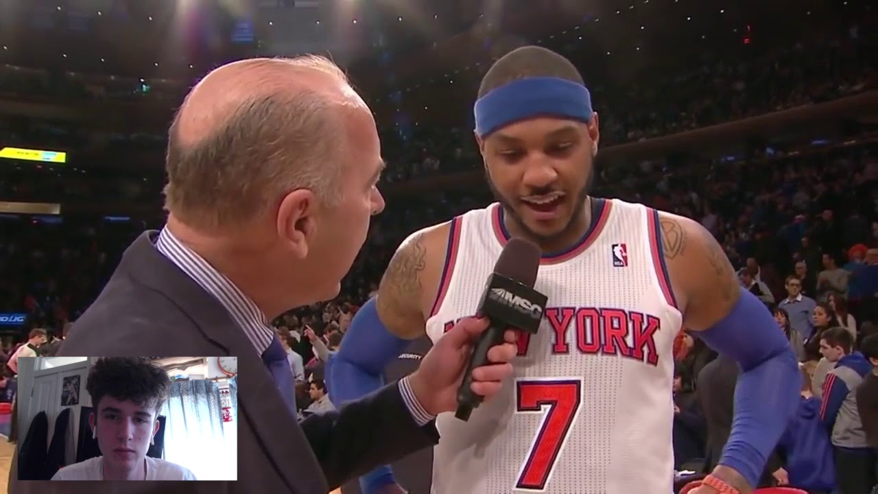 CARMELO ANTHONY CAREER HIGH REACTION!! YouTube CARMELO ANTHONY CAREER HIGH REACTION!! YouTube