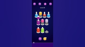 Nut Sort Level 20 Walkthrough | Nuts Sort Level 20