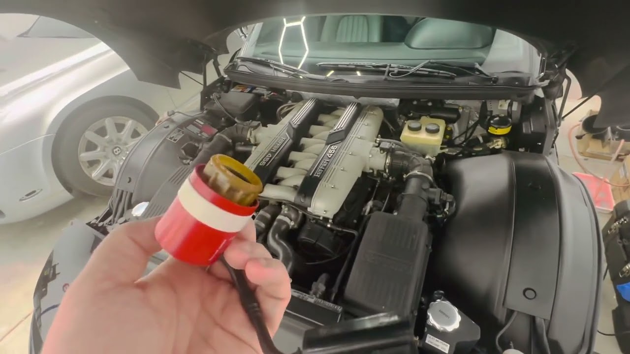 Ferrari 456 GTA suspension actuator install and rebuild - YouTube