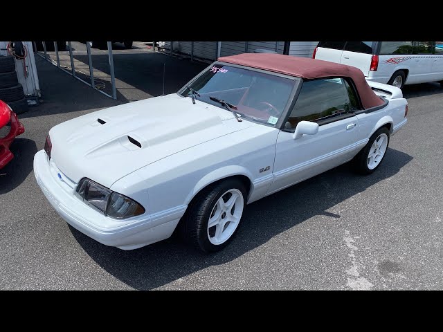 まつぼっくり Test Drive 1993 5.0 Mustang LX Convertible SOLD $15,900