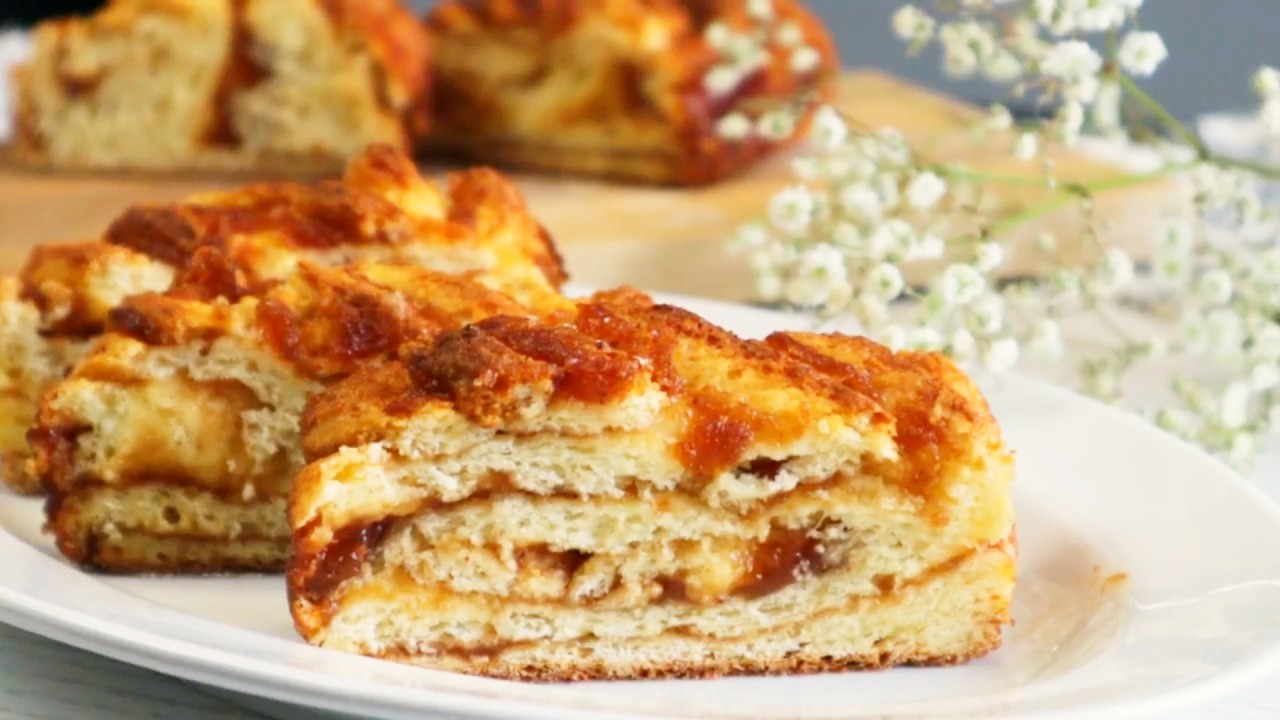  Пачка Творога и немного варенья! Пирог 