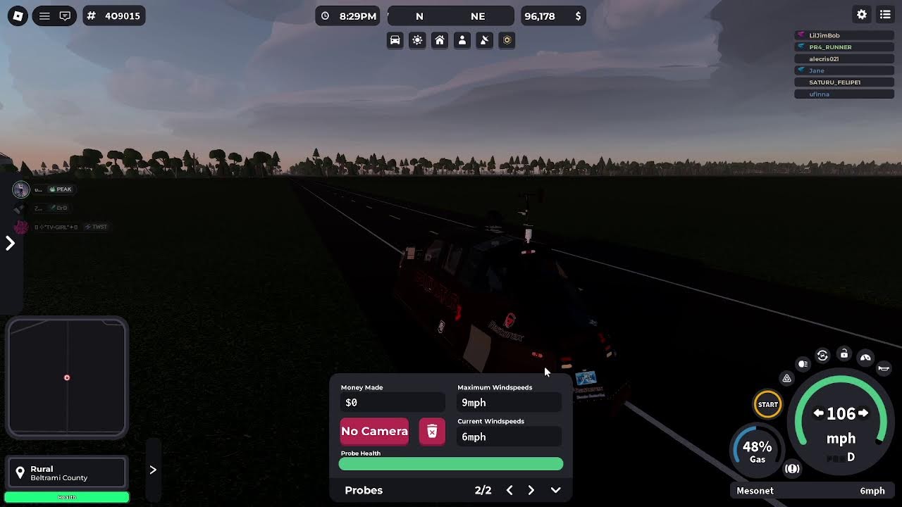 Storm chasing in roblox twisted - YouTube