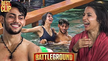 Ankul Thakur और Anjali ने किया Pool में Hot Dance! | Battleground Show | Ankul Thakur Special