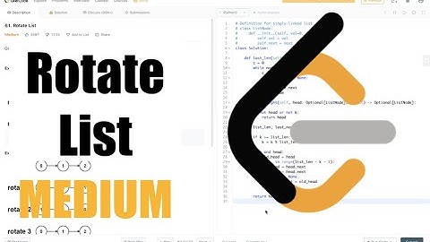Leetcode 61 Rotate List
