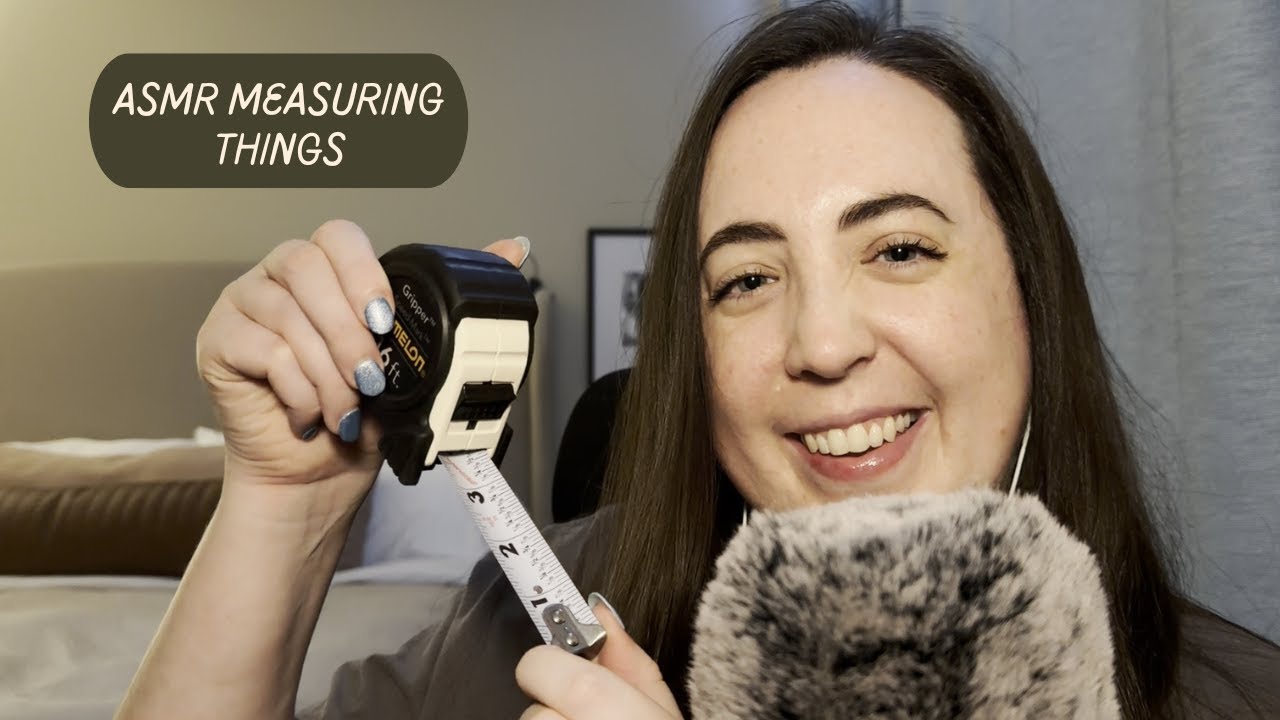 ASMR Measuring Things 📏 Inaudible Whispers, Note Taking & Soft Sounds