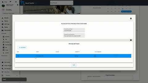 Create A Pricing Structure | Real Build Pro | Construction Management Software
