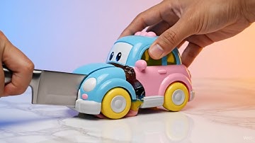 This AI ASMR Cutting is TOO Perfect 🍬✨ | MOM Blocks Slice Like Butter