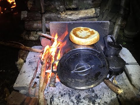2 nights debris village camping and oven cooking