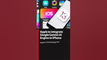 Apple to integrate Google Gemini AI Engine to iPhone! #shorts, #shortsvideo #shortsfeed
