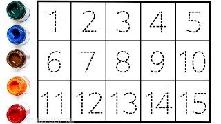 123 numbers, Counting, numbers, 1 to 20 numbers, numbers song, Alphabet - 575