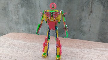 Hướng dẫn lắp Robot cực ngầu từ bộ lắp ghép mô hình kĩ thuật. Robot Assembly.