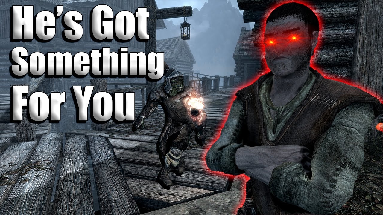 Can You Beat Skyrim While Avoiding the Courier?