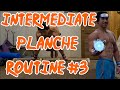 Intermediate Planche Training Routine 3